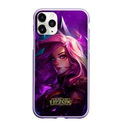 Чехол iPhone 11 Pro матовый League of Legends Kaisa Kda style