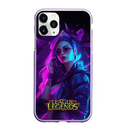 Чехол iPhone 11 Pro матовый League of Legends Kaisa Kda style