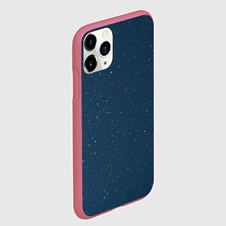 Чехол iPhone 11 Pro матовый Звездная россыпь, цвет: 3D-малиновый — фото 2