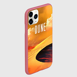 Чехол iPhone 11 Pro матовый Dune - sands, цвет: 3D-малиновый — фото 2