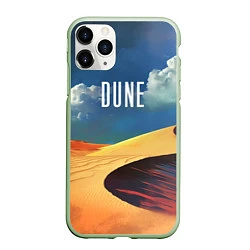 Чехол iPhone 11 Pro матовый Sands - Dune, цвет: 3D-салатовый