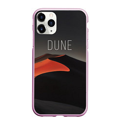 Чехол iPhone 11 Pro матовый Дюна - песок, цвет: 3D-розовый