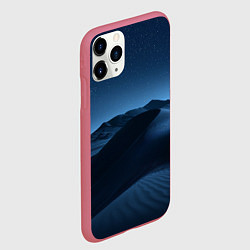 Чехол iPhone 11 Pro матовый Дюна - звездное небо, цвет: 3D-малиновый — фото 2