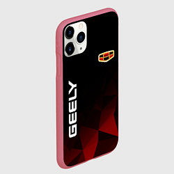 Чехол iPhone 11 Pro матовый Geely, цвет: 3D-малиновый — фото 2
