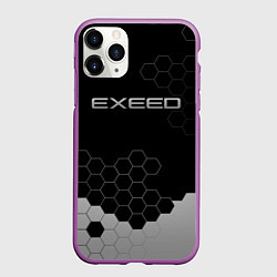 Чехол iPhone 11 Pro матовый Exceed, цвет: 3D-фиолетовый