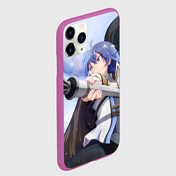 Чехол iPhone 11 Pro матовый Реинкарнация Безработного Roxy, цвет: 3D-фиолетовый — фото 2