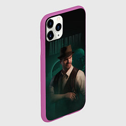 Чехол iPhone 11 Pro матовый Alone in the dark - Edward Carnby, цвет: 3D-фиолетовый — фото 2