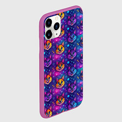 Чехол iPhone 11 Pro матовый Furry anime face, цвет: 3D-фиолетовый — фото 2
