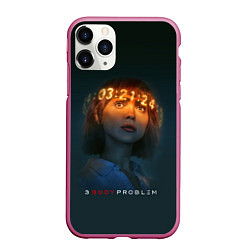 Чехол iPhone 11 Pro матовый Задача трёх тел - Салазар, цвет: 3D-малиновый