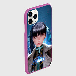 Чехол iPhone 11 Pro матовый Stellar Blade ice, цвет: 3D-фиолетовый — фото 2