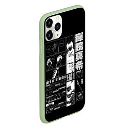 Чехол iPhone 11 Pro матовый История Маки - Магическая битва, цвет: 3D-салатовый — фото 2