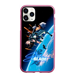 Чехол iPhone 11 Pro матовый Ева stellar blade, цвет: 3D-малиновый