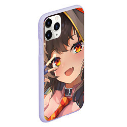 Чехол iPhone 11 Pro матовый Konosuba Мэгумин cute, цвет: 3D-светло-сиреневый — фото 2