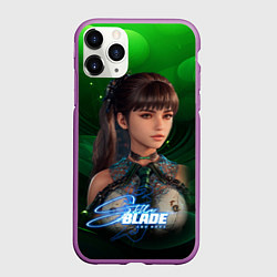 Чехол iPhone 11 Pro матовый Stellar Blade Eve, цвет: 3D-фиолетовый