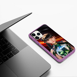 Чехол iPhone 11 Pro матовый Stellar Blade Eve dark, цвет: 3D-фиолетовый — фото 2