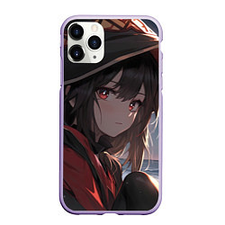 Чехол iPhone 11 Pro матовый Konosuba Мэгумин cute, цвет: 3D-светло-сиреневый