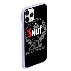 Чехол iPhone 11 Pro матовый Skuf club, цвет: 3D-светло-сиреневый — фото 2