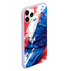 Чехол iPhone 11 Pro матовый Im from Russia, цвет: 3D-светло-сиреневый — фото 2
