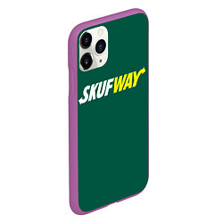 Чехол iPhone 11 Pro матовый Skuf - way, цвет: 3D-фиолетовый — фото 2