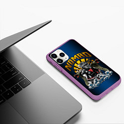 Чехол iPhone 11 Pro матовый Кочевник, цвет: 3D-фиолетовый — фото 2