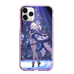 Чехол iPhone 11 Pro матовый Genshin Impact Furina servants, цвет: 3D-розовый