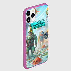 Чехол iPhone 11 Pro матовый Abiotic Factor монстры, цвет: 3D-фиолетовый — фото 2