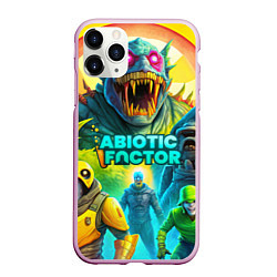 Чехол iPhone 11 Pro матовый Abiotic Factor яркие монстры