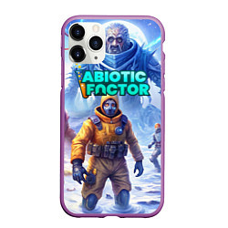 Чехол iPhone 11 Pro матовый Abiotic Factor ледяной ужас