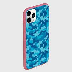 Чехол iPhone 11 Pro матовый Камуфляж Люсии из gta 6, цвет: 3D-малиновый — фото 2