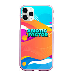 Чехол iPhone 11 Pro матовый Abiotic Factor цветное безумие, цвет: 3D-розовый