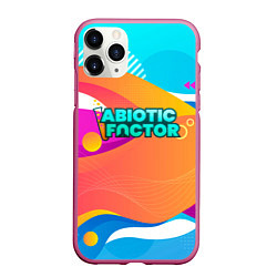 Чехол iPhone 11 Pro матовый Abiotic Factor цветное безумие