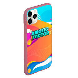 Чехол iPhone 11 Pro матовый Abiotic Factor цветное безумие, цвет: 3D-малиновый — фото 2