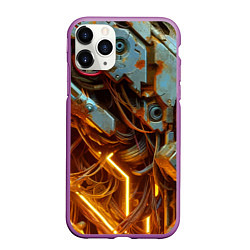 Чехол iPhone 11 Pro матовый Cyber armor - ai art