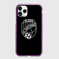 Чехол iPhone 11 Pro матовый Viktoria fc club sport, цвет: 3D-фиолетовый