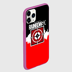 Чехол iPhone 11 Pro матовый Rainbow six снайпер, цвет: 3D-фиолетовый — фото 2
