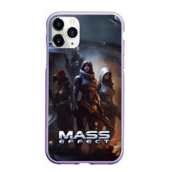 Чехол iPhone 11 Pro матовый Mass Effect space game