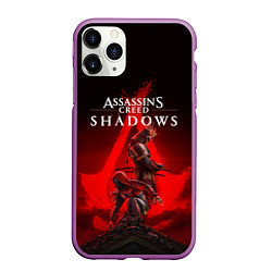 Чехол iPhone 11 Pro матовый Главные герои Assassins creed shadows