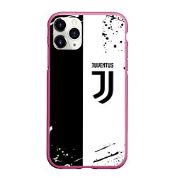 Чехол iPhone 11 Pro матовый Juventus краски текстура спорт