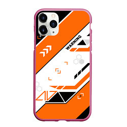 Чехол iPhone 11 Pro матовый Asiimov AWP skin, цвет: 3D-малиновый