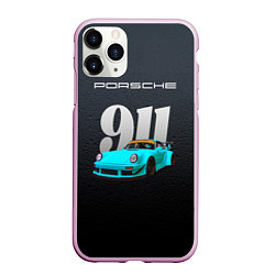 Чехол iPhone 11 Pro матовый Porsche 911 спортивный автомобиль