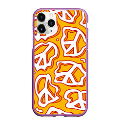 Чехол iPhone 11 Pro матовый Pattern peace