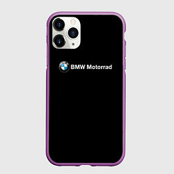 Чехол iPhone 11 Pro матовый Bmw logo, цвет: 3D-фиолетовый