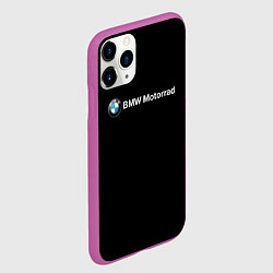 Чехол iPhone 11 Pro матовый Bmw logo, цвет: 3D-фиолетовый — фото 2