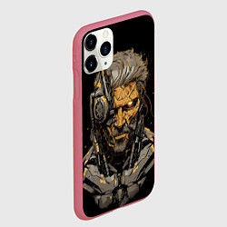 Чехол iPhone 11 Pro матовый Venom Snake Metal gear game, цвет: 3D-малиновый — фото 2