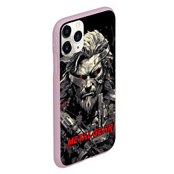 Чехол iPhone 11 Pro матовый Venom Snake Metal gear game, цвет: 3D-розовый — фото 2