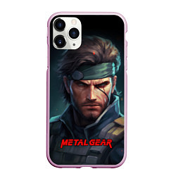 Чехол iPhone 11 Pro матовый Веном Снейк из игры Metal gear