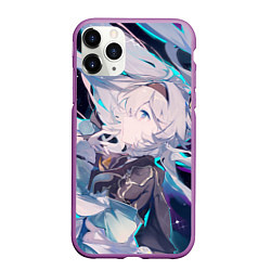 Чехол iPhone 11 Pro матовый Honkai Star Rail Firefly smile