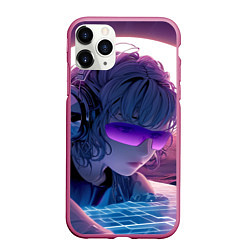 Чехол iPhone 11 Pro матовый Honkai Star Rail Silver Wolf