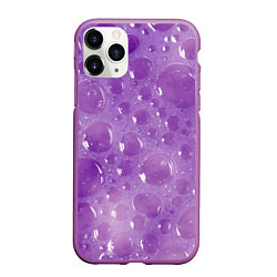 Чехол iPhone 11 Pro матовый Фиолетовая пена, цвет: 3D-фиолетовый