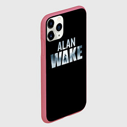 Чехол iPhone 11 Pro матовый Алан Вейк лого, цвет: 3D-малиновый — фото 2
